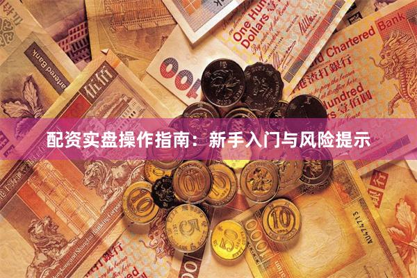 配资实盘操作指南:新手入门与风险提示